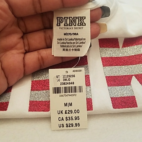 Pink Victoria Secret Bling Tank - Picture 4 of 5